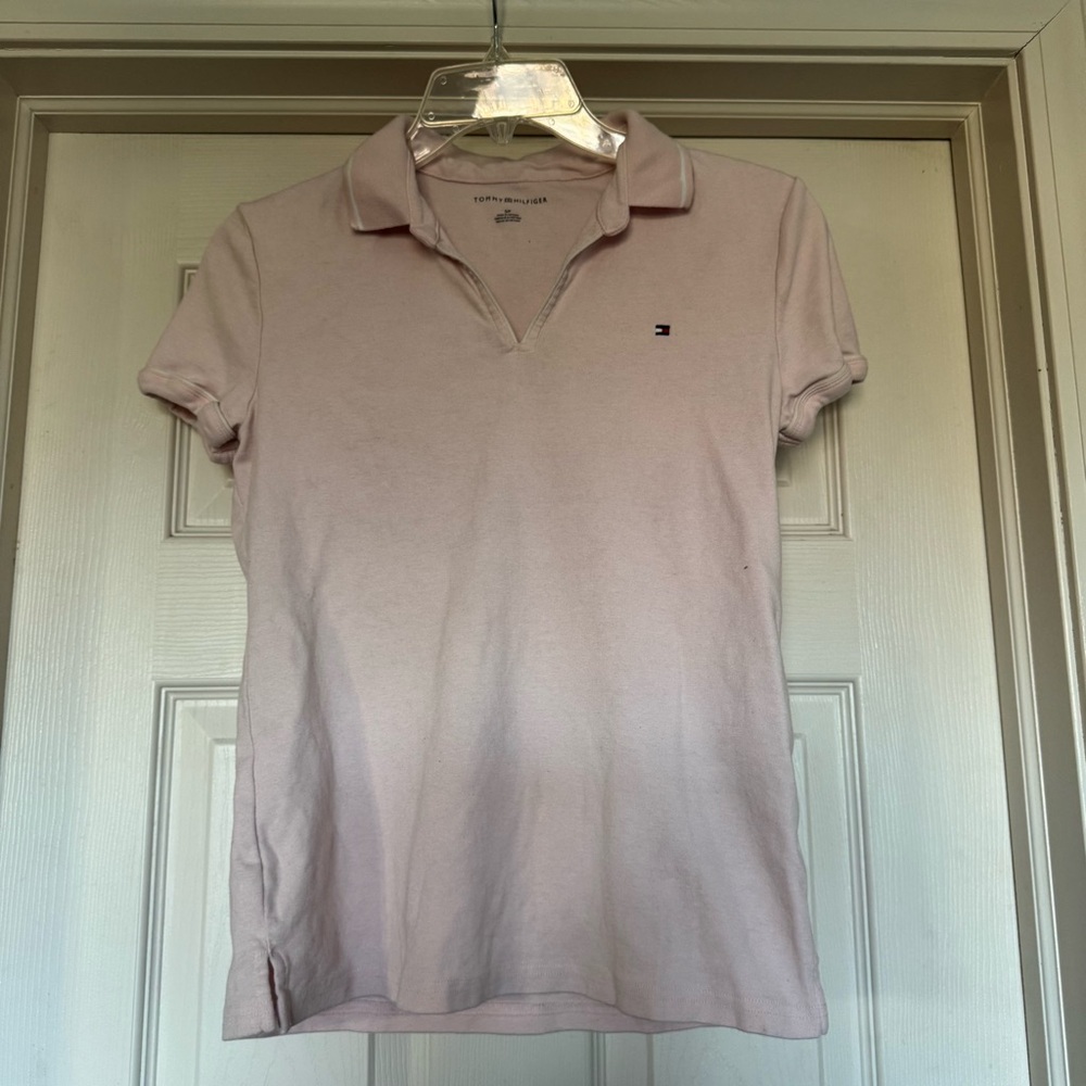 Tommy Hilfiger Light Pink Polo Shirt